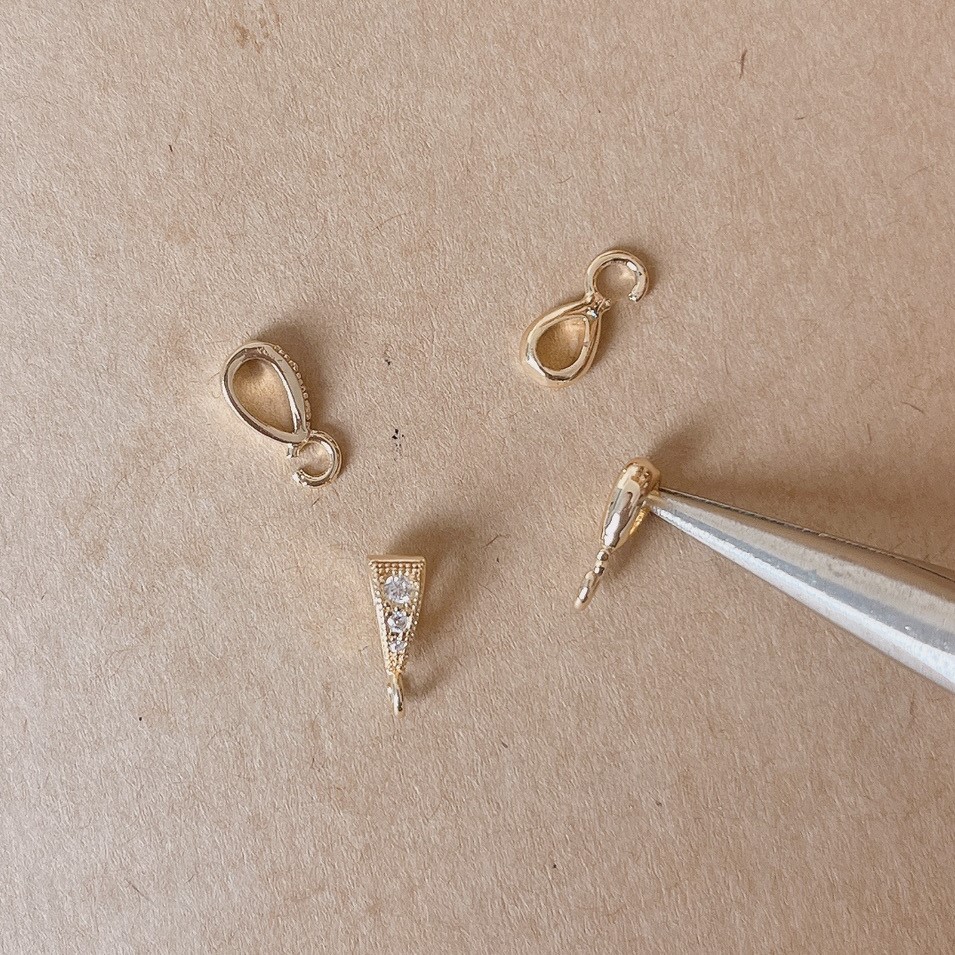 Jasmmeggy 水晶花飾品手作材料｜手作串珠｜飾品配件 項鍊墜頭