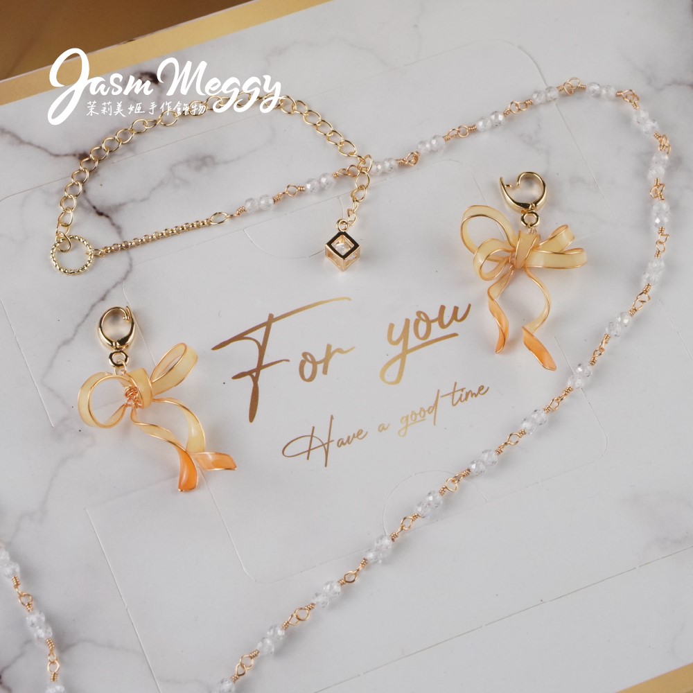 Jasmmeggy 茉莉美姬水晶花手作飾品  活動限定加購－串珠鍊
