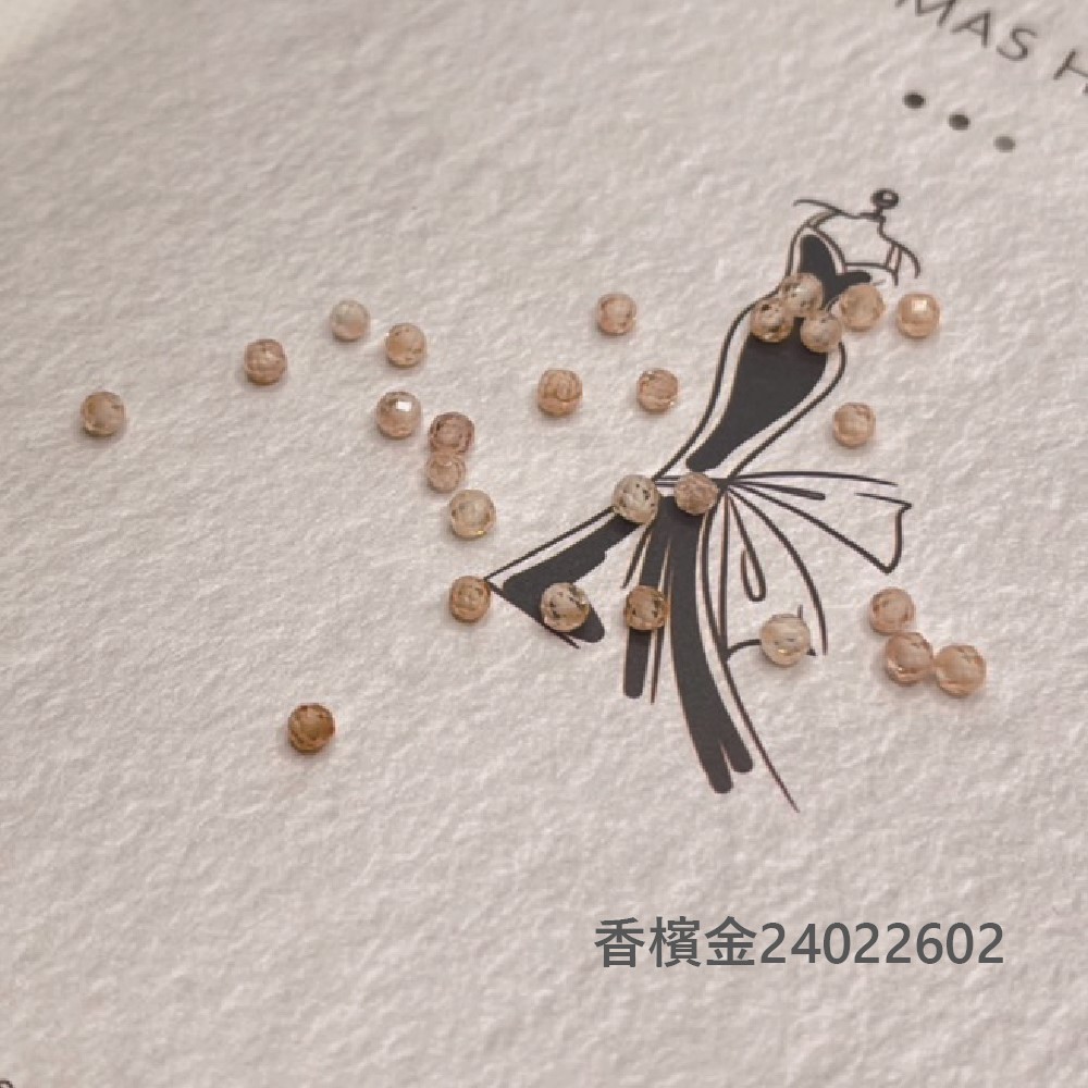 Jasmmeggy 水晶花飾品手作材料｜手作串珠｜飾品配件，閃亮鋯石切面珠