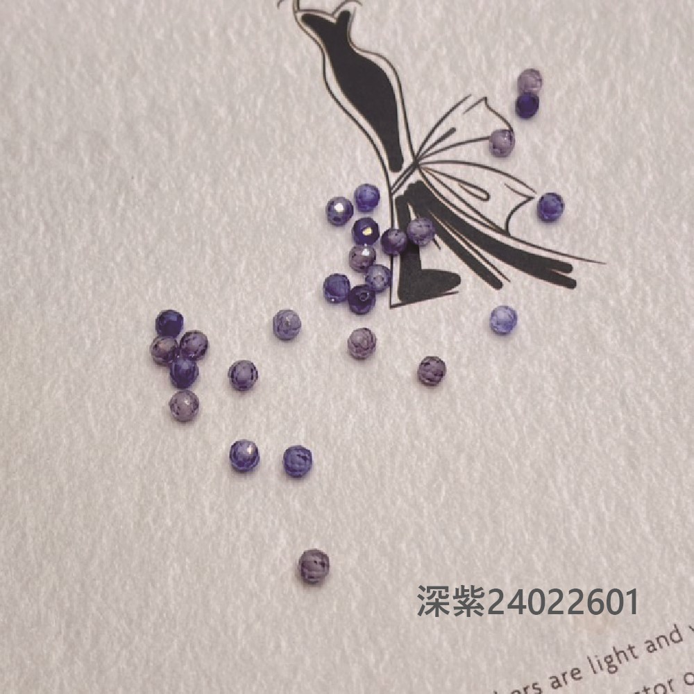 Jasmmeggy 水晶花飾品手作材料｜手作串珠｜飾品配件，閃亮鋯石切面珠
