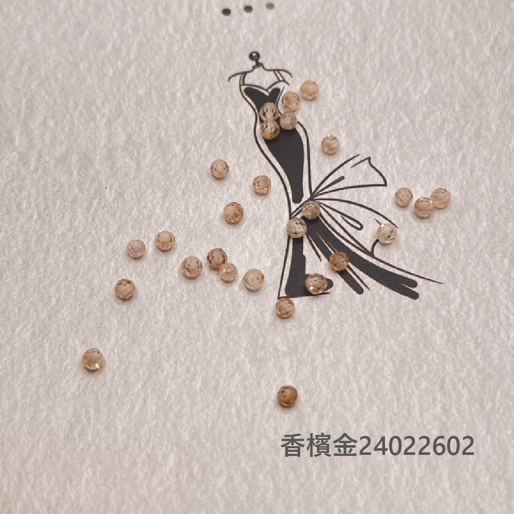 Jasmmeggy 水晶花飾品手作材料｜手作串珠｜飾品配件，閃亮鋯石切面珠