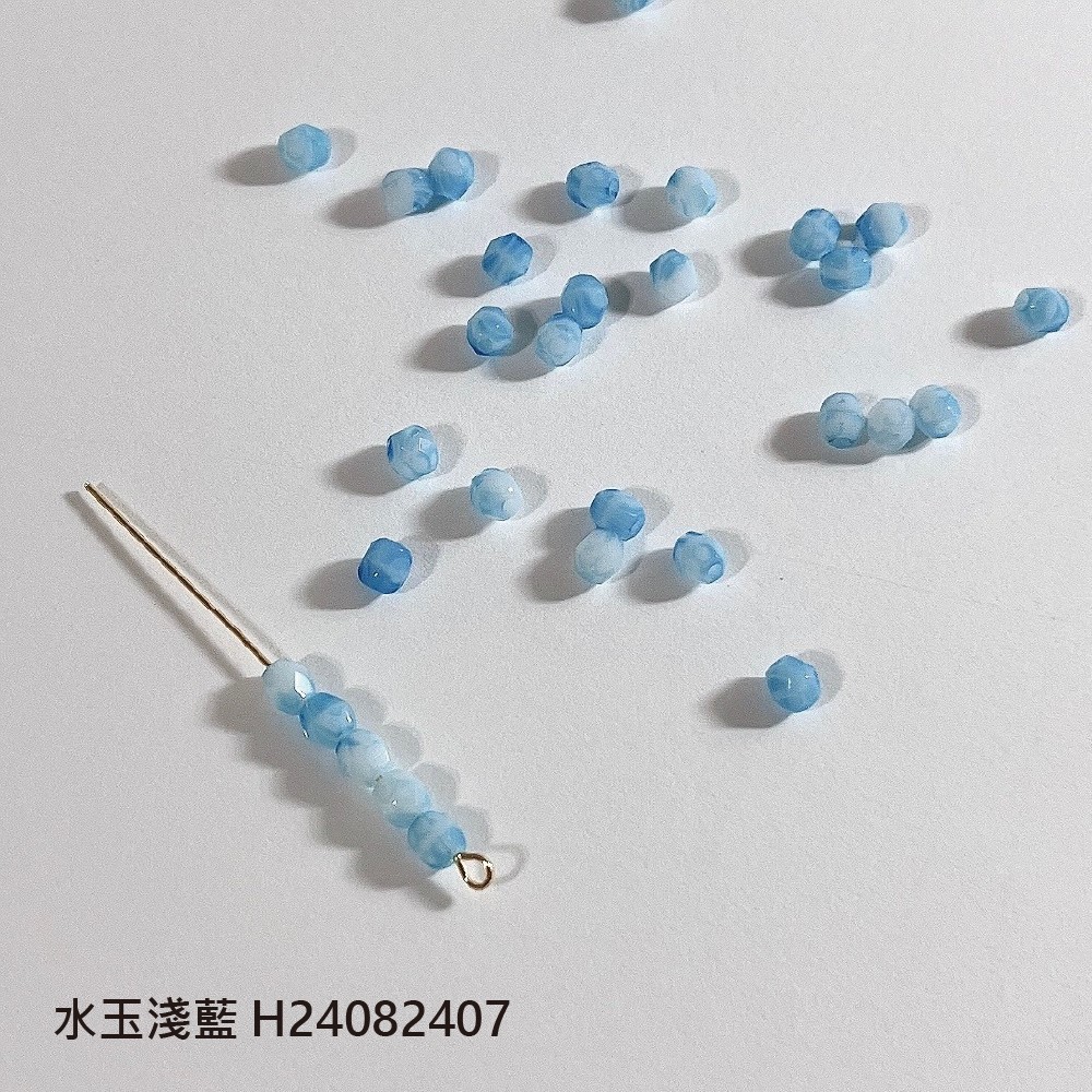 Jasmmeggy 水晶花飾品手作材料｜手作串珠｜飾品配件，捷克火磨珠