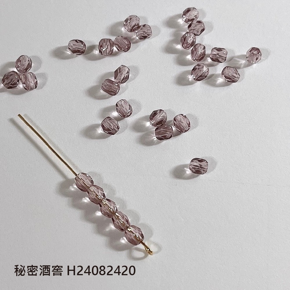 Jasmmeggy 水晶花飾品手作材料｜手作串珠｜飾品配件，捷克火磨珠