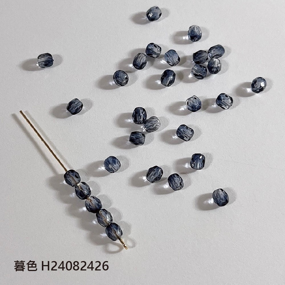 Jasmmeggy 水晶花飾品手作材料｜手作串珠｜飾品配件，捷克火磨珠