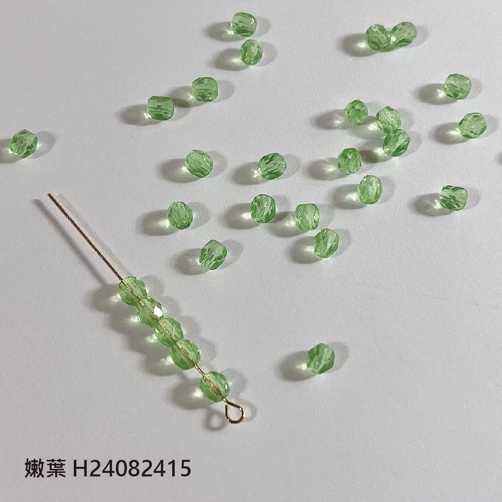 Jasmmeggy 水晶花飾品手作材料｜手作串珠｜飾品配件，捷克火磨珠