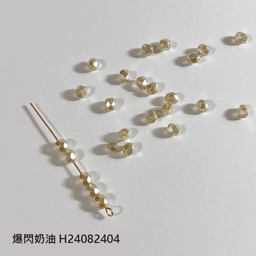 Jasmmeggy 水晶花飾品手作材料｜手作串珠｜飾品配件，捷克火磨珠