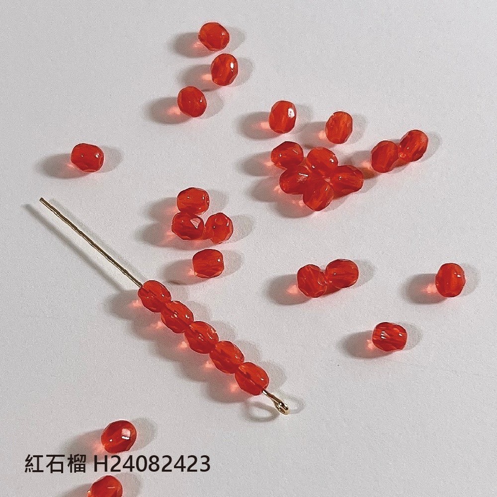Jasmmeggy 水晶花飾品手作材料｜手作串珠｜飾品配件，捷克火磨珠