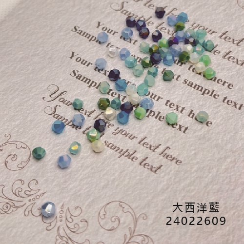 Jasmmeggy 水晶花飾品手作材料｜手作串珠｜飾品配件，鑽石型切面珠