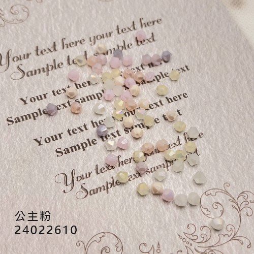Jasmmeggy 水晶花飾品手作材料｜手作串珠｜飾品配件，鑽石型切面珠