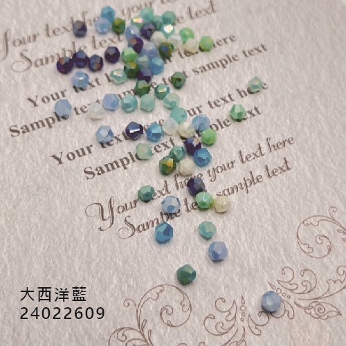 Jasmmeggy 水晶花飾品手作材料｜手作串珠｜飾品配件，鑽石型切面珠