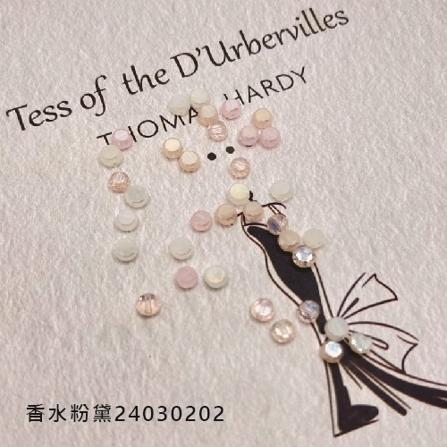 Jasmmeggy 水晶花飾品手作材料｜手作串珠｜飾品配件，多彩漢堡扁珠