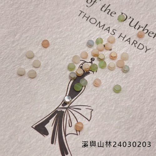 Jasmmeggy 水晶花飾品手作材料｜手作串珠｜飾品配件，多彩漢堡扁珠