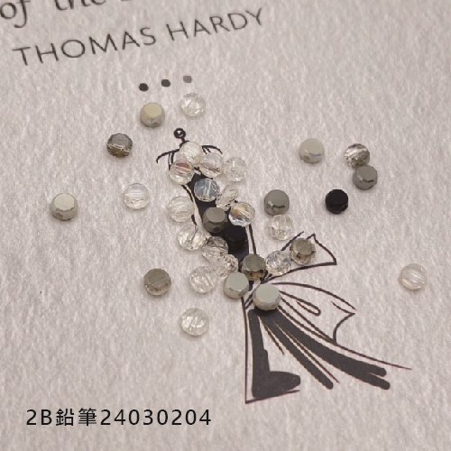 Jasmmeggy 水晶花飾品手作材料｜手作串珠｜飾品配件，多彩漢堡扁珠