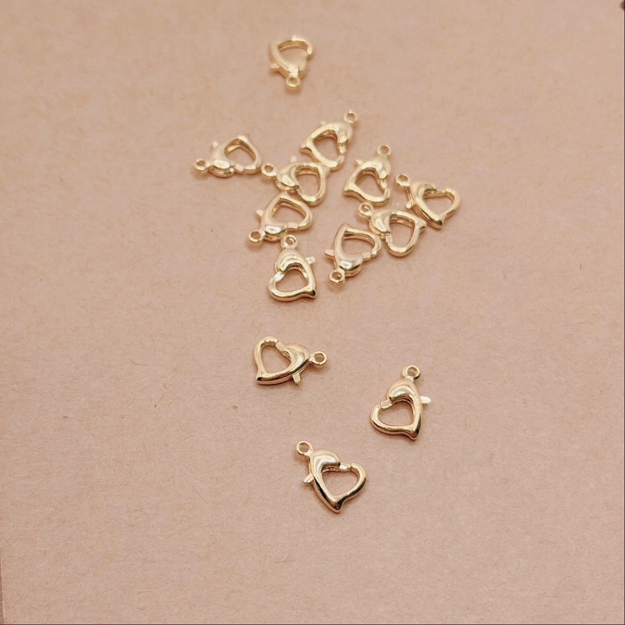 Jasmmeggy 水晶花飾品手作材料｜手作串珠｜飾品配件 小情人龍蝦扣