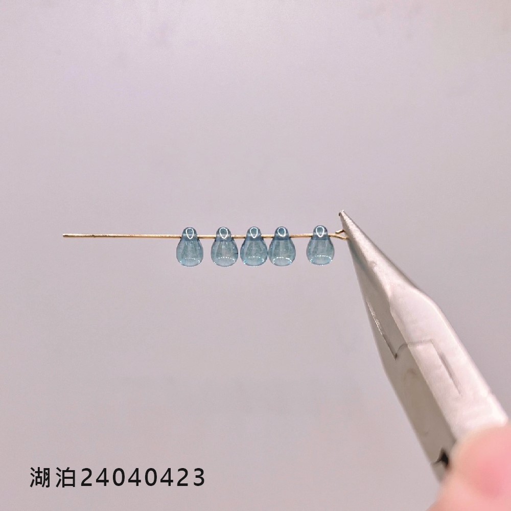 Jasmmeggy 水晶花飾品手作材料｜手作串珠｜飾品配件 水滴捷克珠