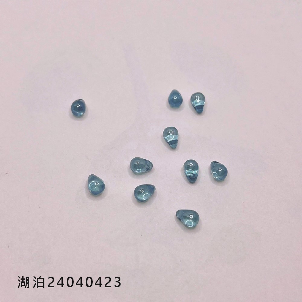 Jasmmeggy 水晶花飾品手作材料｜手作串珠｜飾品配件 水滴捷克珠