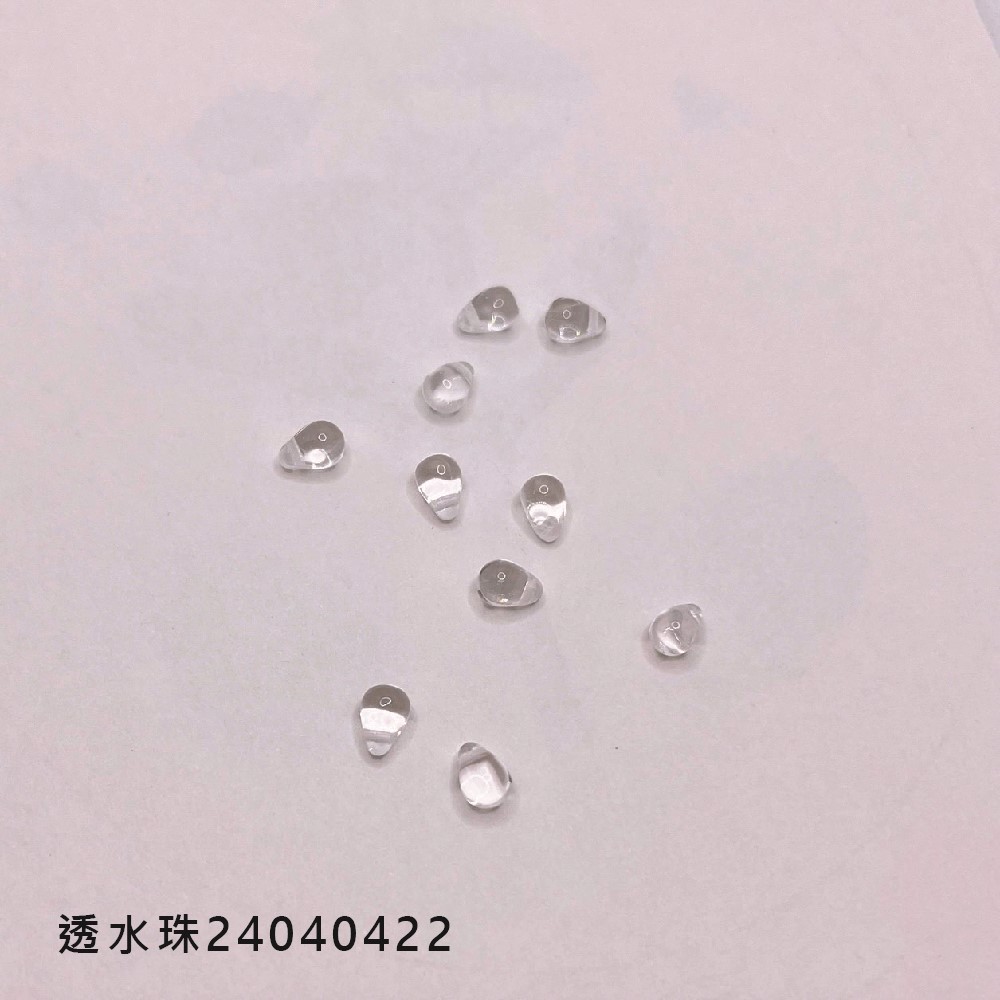 Jasmmeggy 水晶花飾品手作材料｜手作串珠｜飾品配件 水滴捷克珠