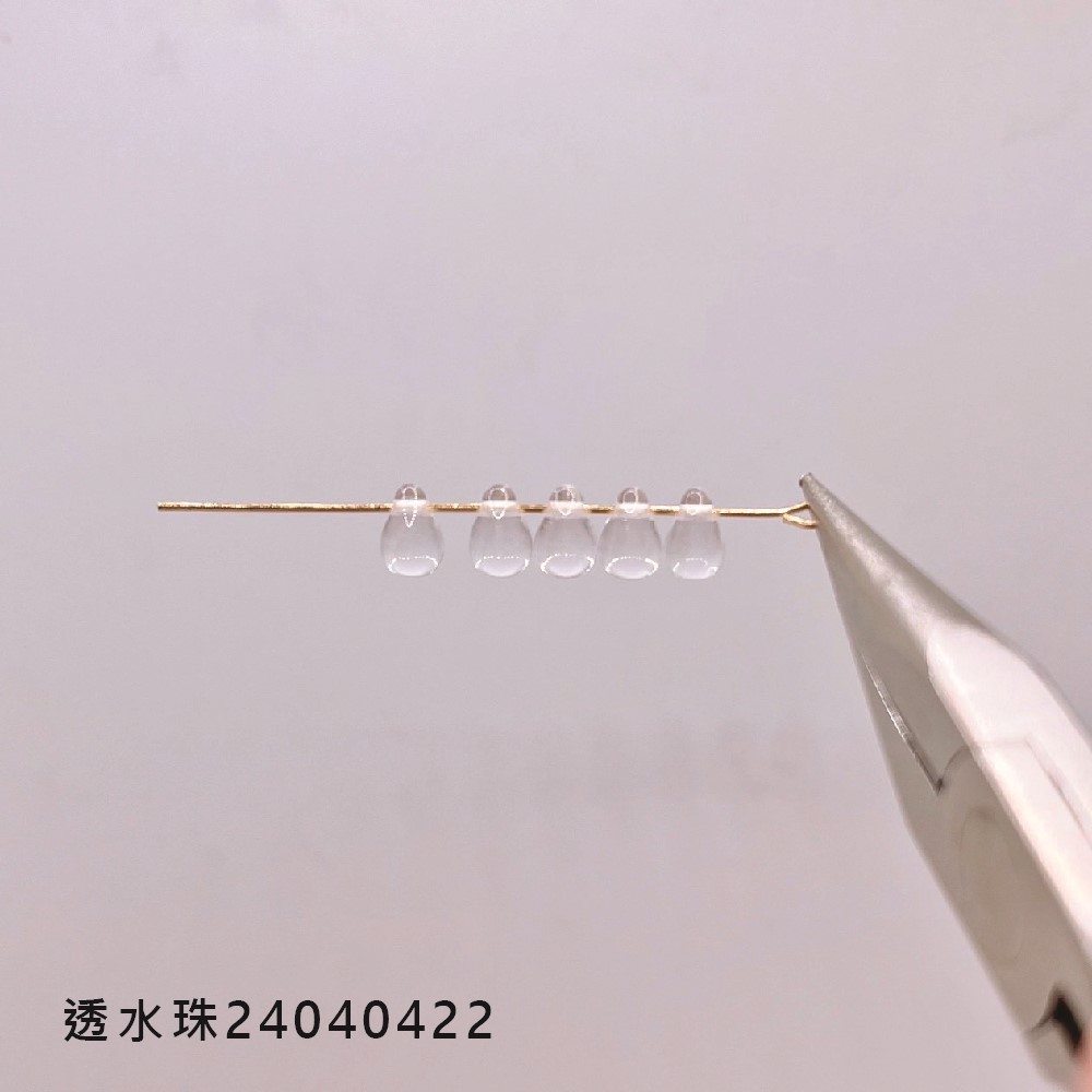 Jasmmeggy 水晶花飾品手作材料｜手作串珠｜飾品配件 水滴捷克珠