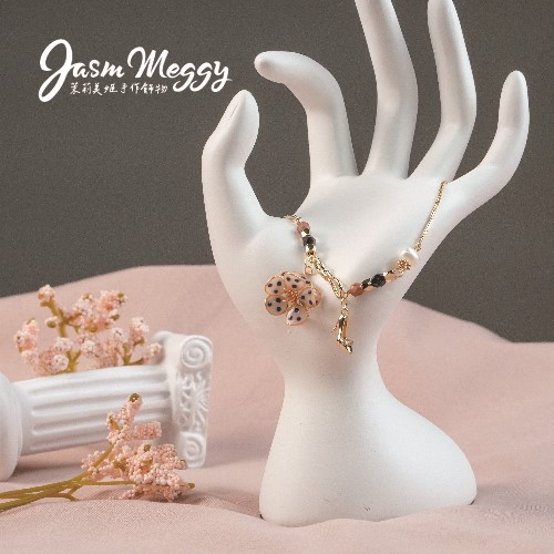 Jasmmeggy 茉莉美姬水晶花手作飾品 芭蕾舞·伶 手鏈