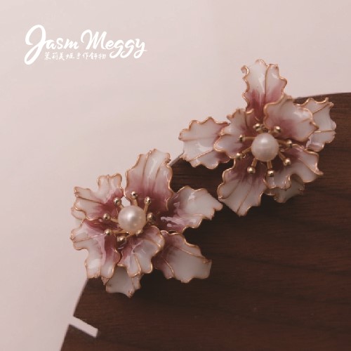 Jasmmeggy 茉莉美姬水晶花手作飾品 藝の珠戒指