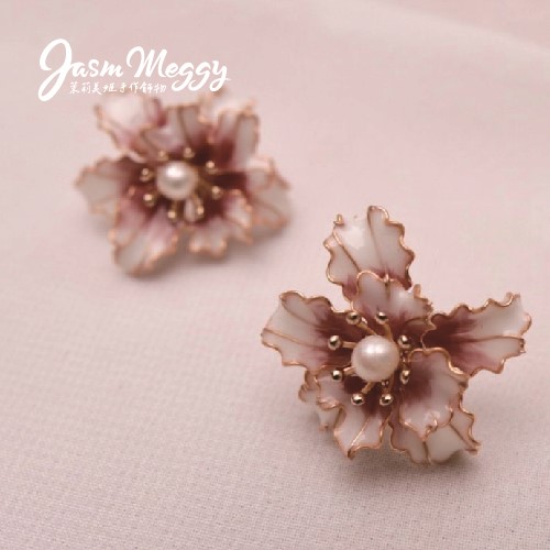 Jasmmeggy 茉莉美姬水晶花手作飾品 藝の珠戒指