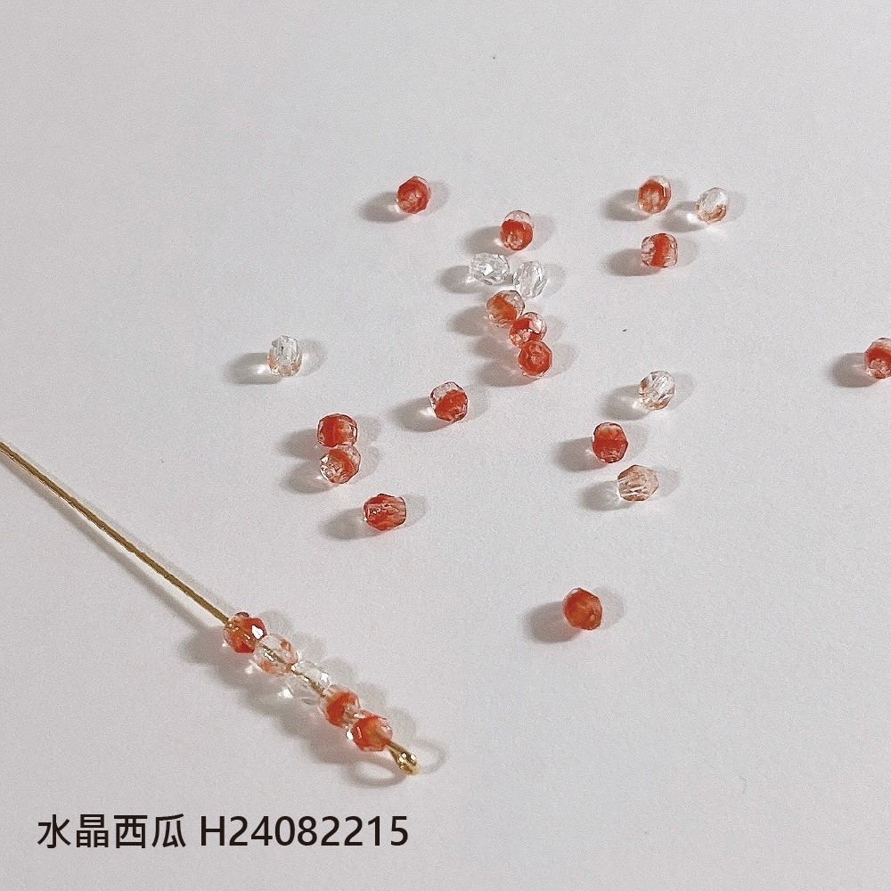 Jasmmeggy 水晶花飾品手作材料｜手作串珠｜飾品配件，捷克火磨珠