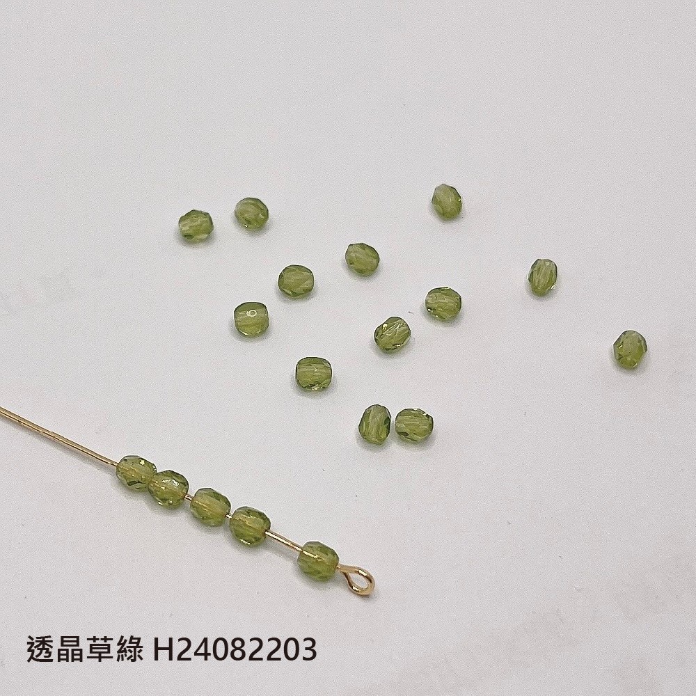 Jasmmeggy 水晶花飾品手作材料｜手作串珠｜飾品配件，捷克火磨珠