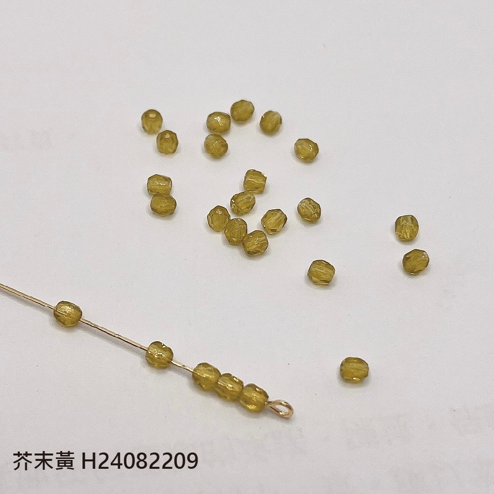 Jasmmeggy 水晶花飾品手作材料｜手作串珠｜飾品配件，捷克火磨珠