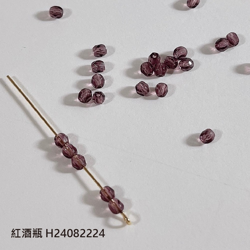 Jasmmeggy 水晶花飾品手作材料｜手作串珠｜飾品配件，捷克火磨珠