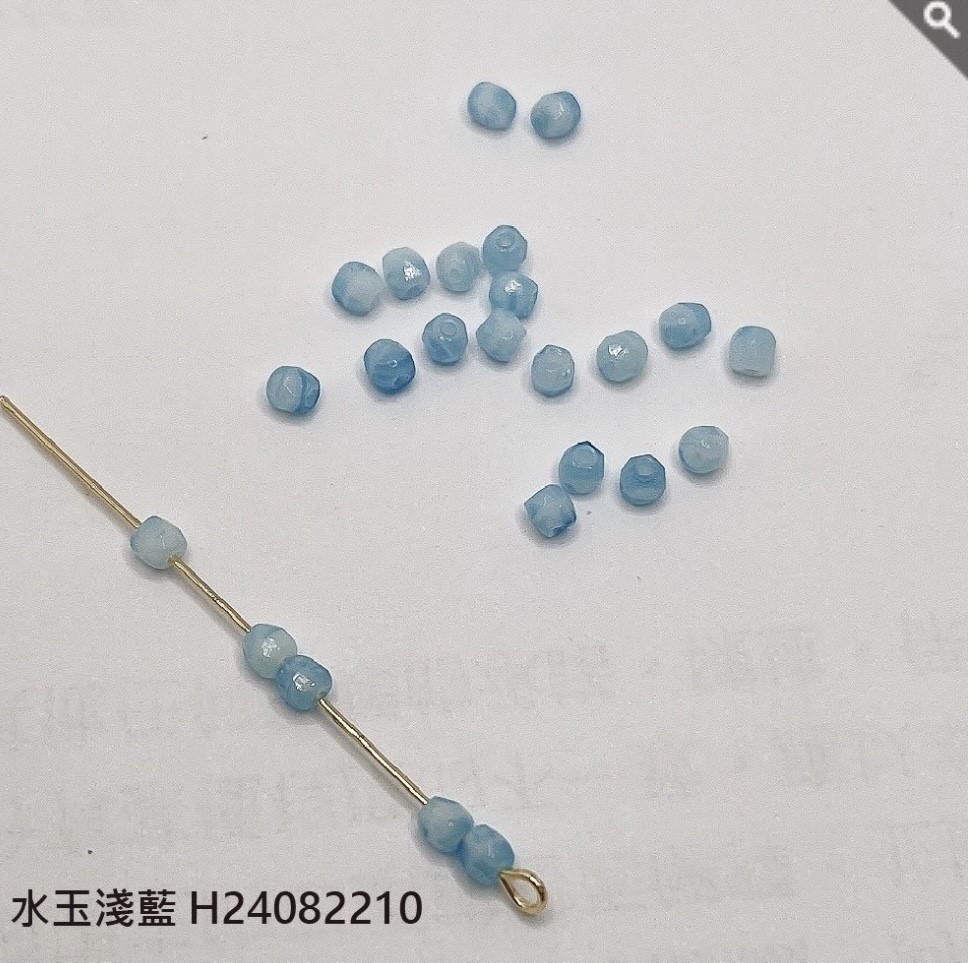 Jasmmeggy 水晶花飾品手作材料｜手作串珠｜飾品配件，捷克火磨珠