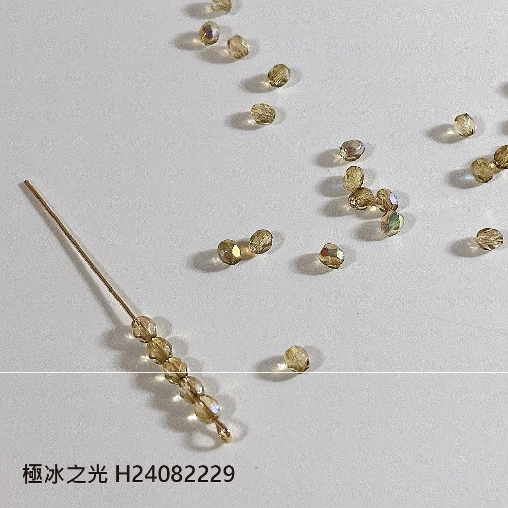 Jasmmeggy 水晶花飾品手作材料｜手作串珠｜飾品配件，捷克火磨珠