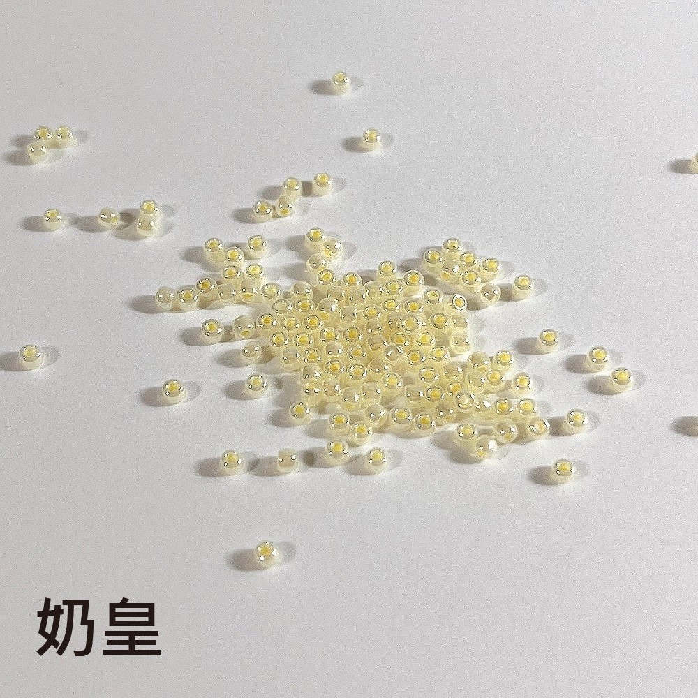 Jasmmeggy 水晶花飾品手作材料｜手作串珠｜飾品配件 《24年9月新進》日本TOHO東寶米珠《奶油色系》
