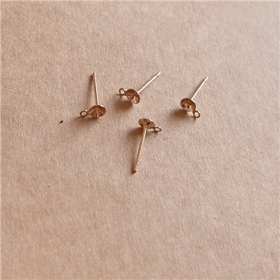 碗型吊環耳針 24020407-0408-0409